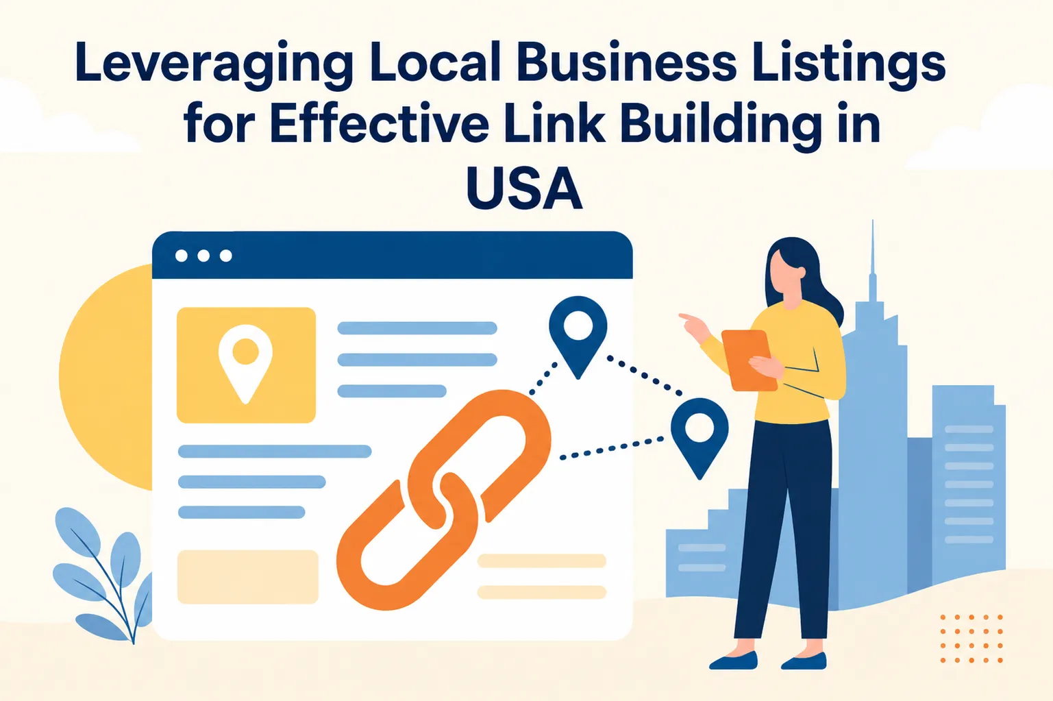 leveraging local business listings for effective link profile in usa